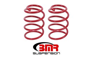 Ford Shelby GT500 Lowering Springs - Front - BMR Suspension - Performance Version - Red - `07-`14